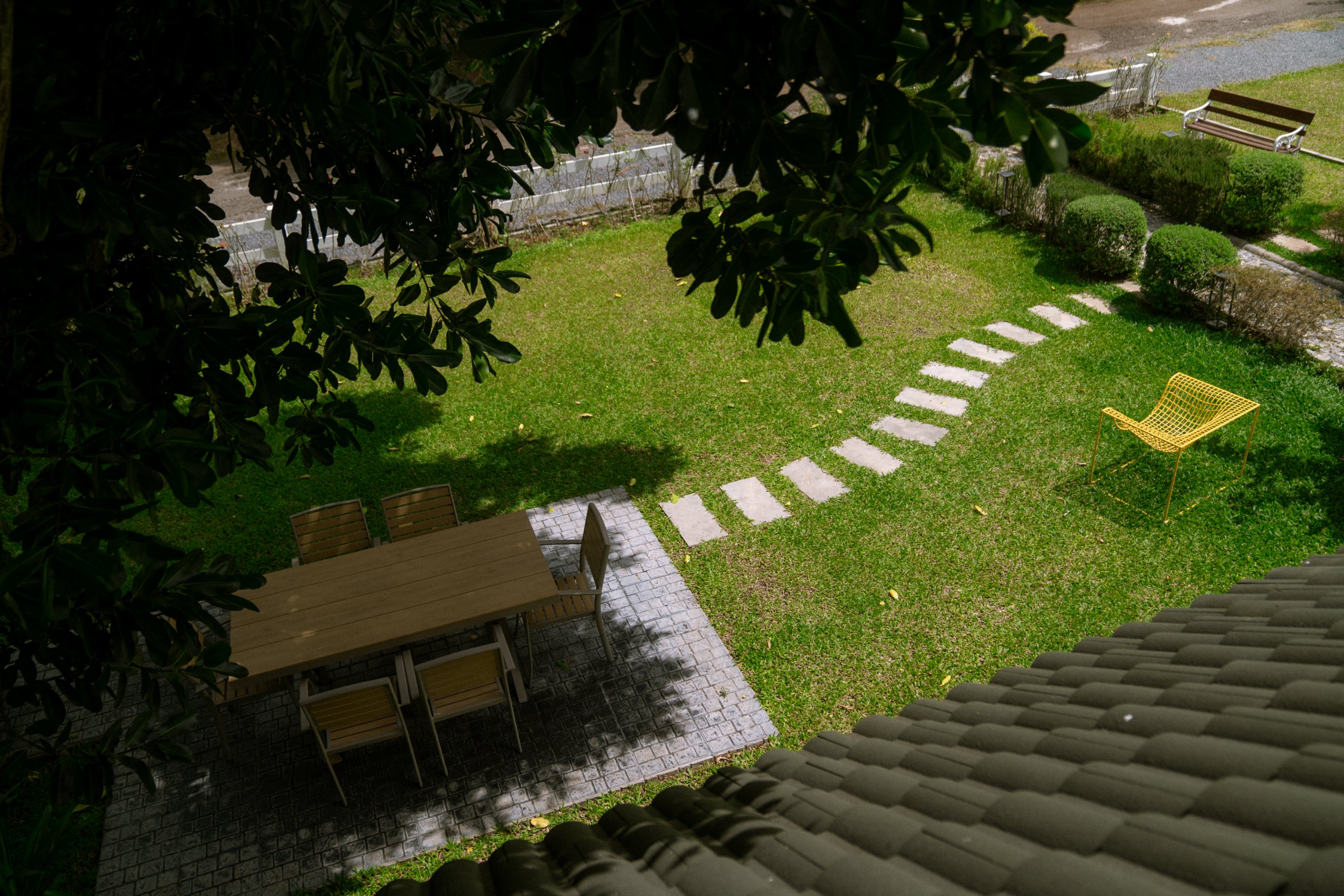 Garden lawn at Mr. Brown Khaoyai