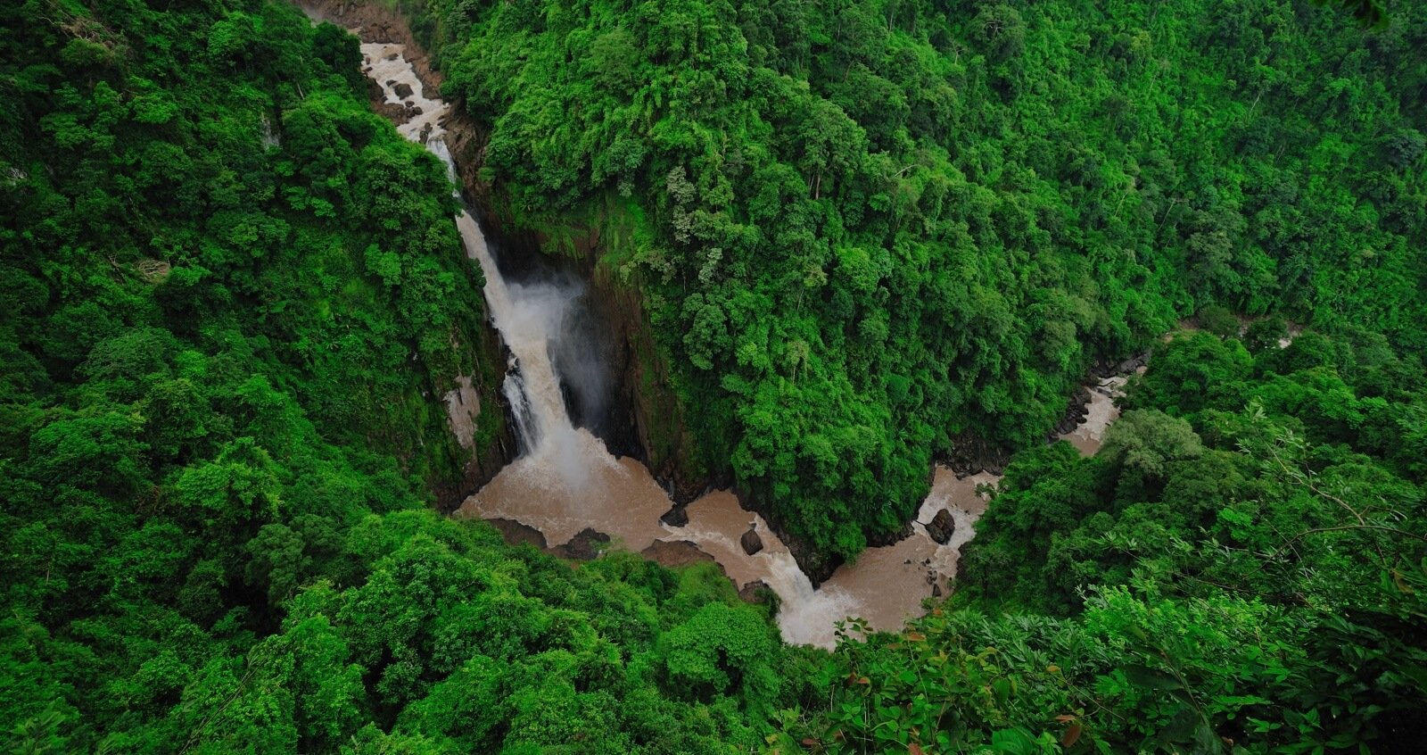 Haew Narok waterfall in Khao Yai National Park